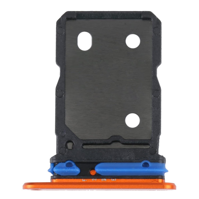 Sim Tray Slot Holder for Vivo X80 Orange Zeespares Sim Tray Slot Holder for Vivo X80 Orange Zeespares